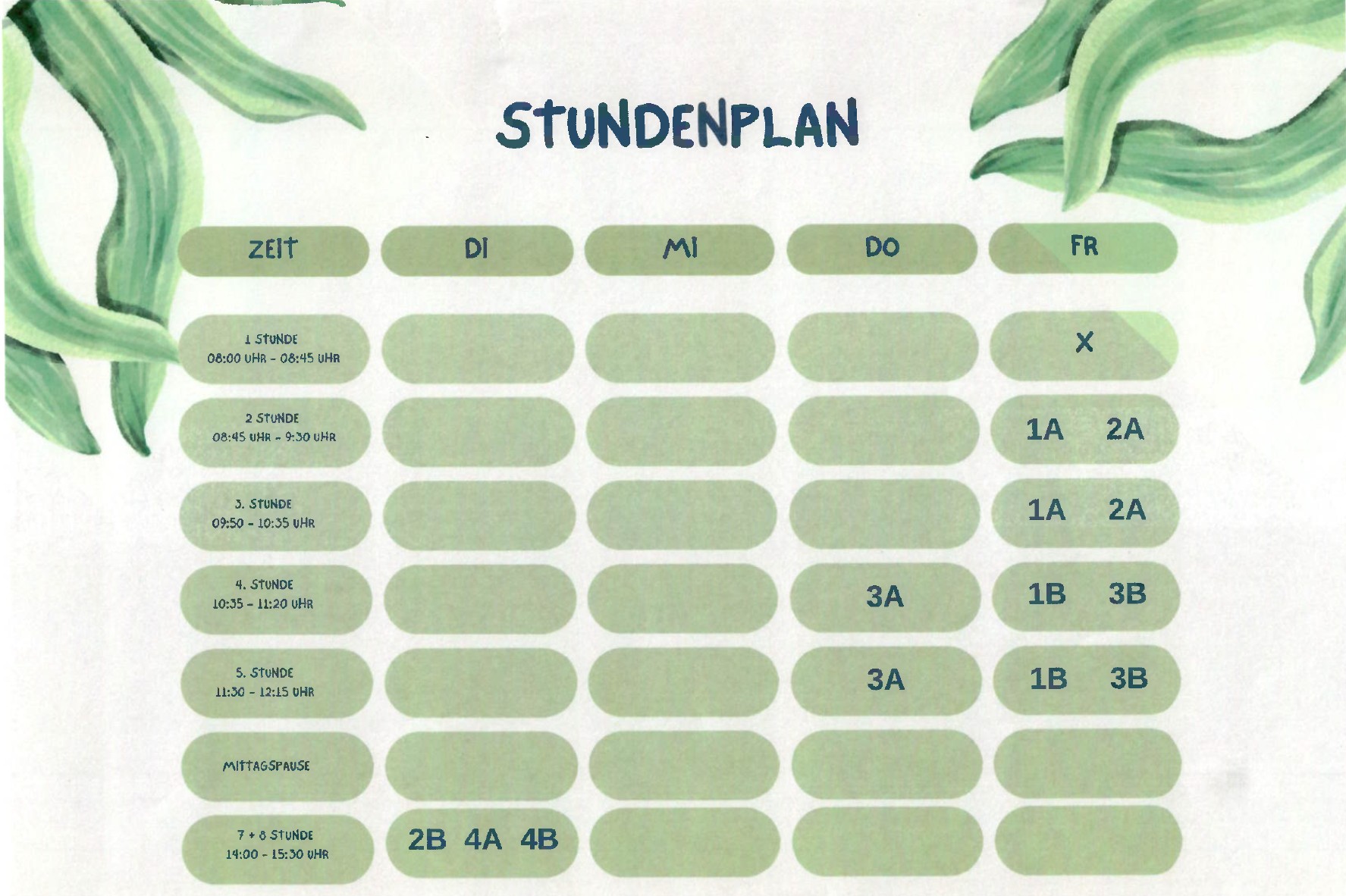 Rahmenstundenplan Religionsunterricht Bild
