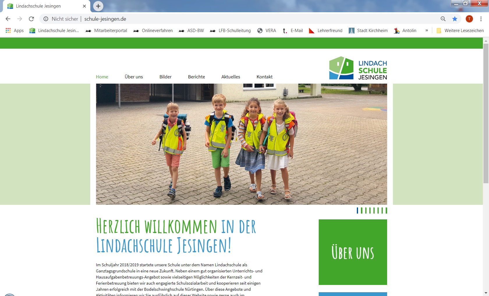 Neue Homepage online Bild